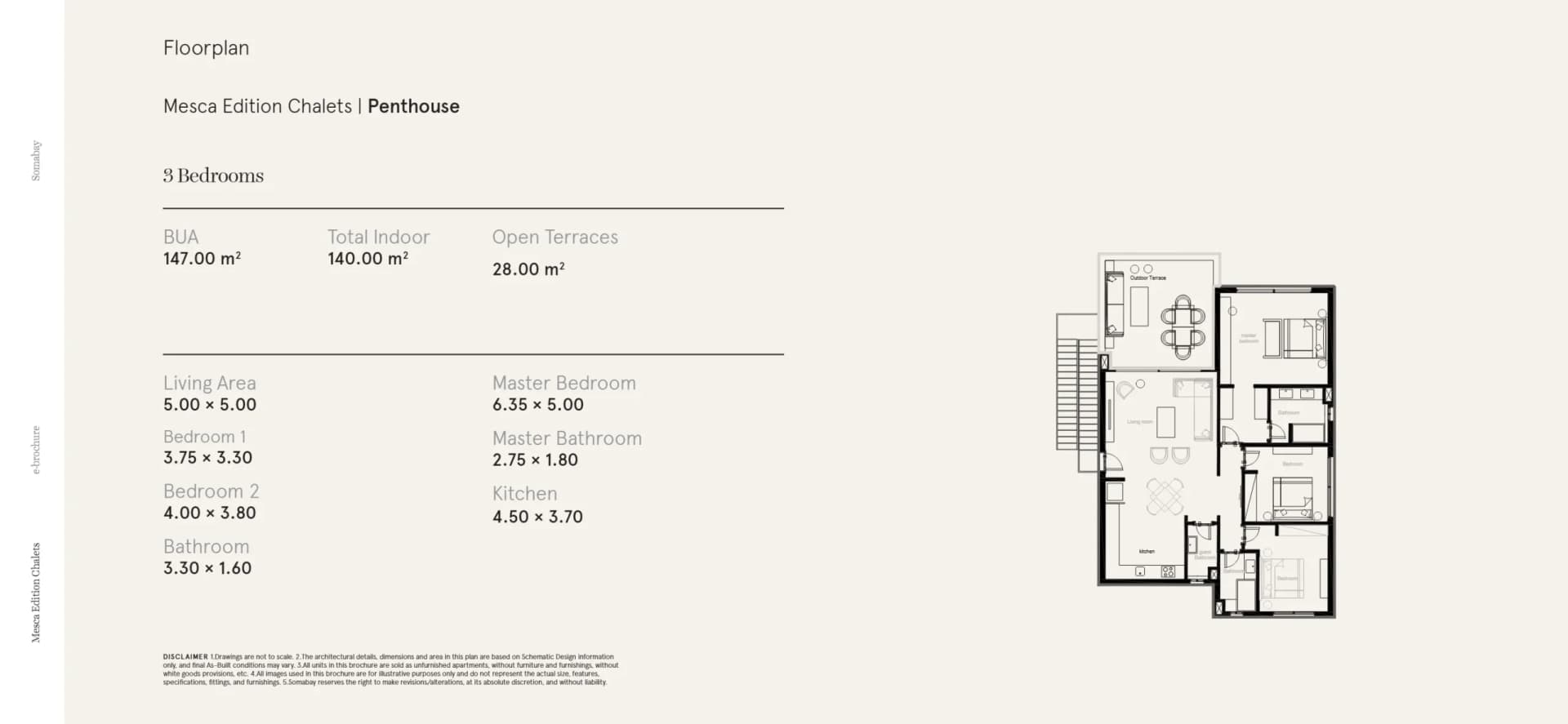 Mesca Building Type Two- 3BDR - Penthouse 2