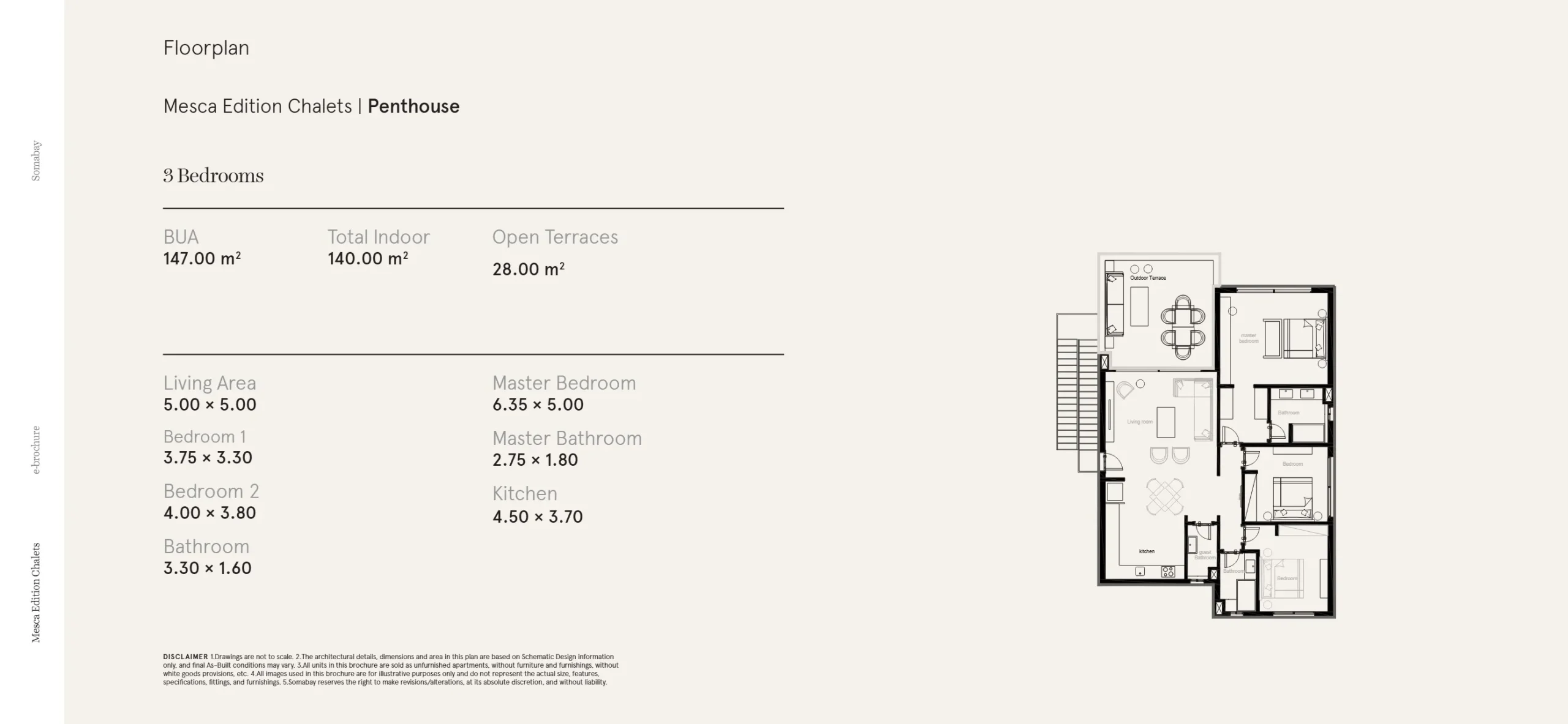 Mesca Building Type Two- 3BDR - Penthouse 2