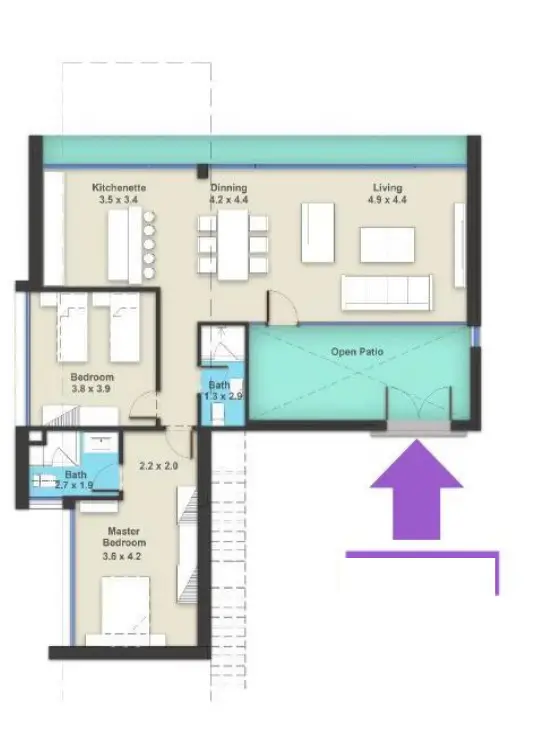 REEFTOWN - Ground Floor Chalet 2