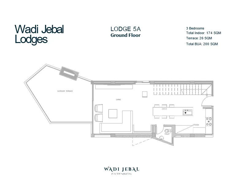 Wadi Jebal LODGE A Luxury Chalet Soma Bay 20