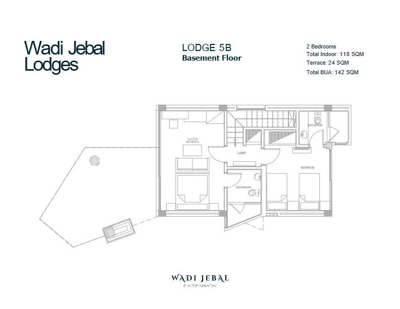Wadi Jebal LODGE B Luxury Chalet Soma Bay 20
